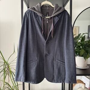 Howe 4 on the Floor Layered Jacket in Civilian Grey Hooded Men’s Size Large